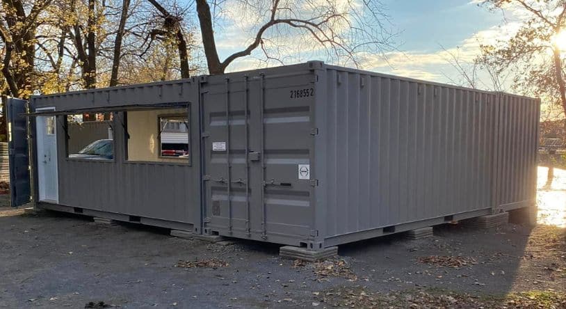 combined used shipping containers