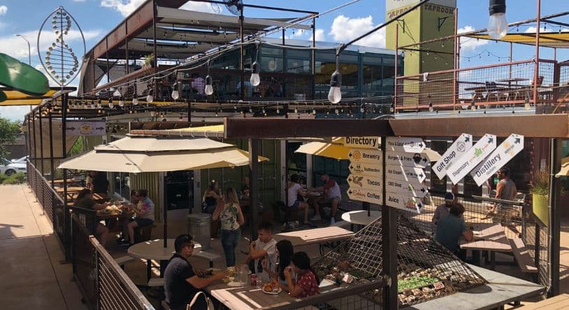 Santa Fe Brewing_shipping container restaurants