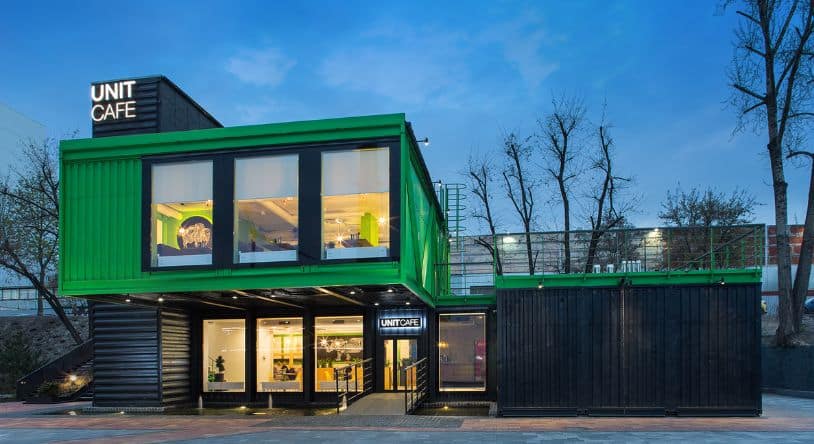 Unit Cafe Kiev_Shipping container restaurant